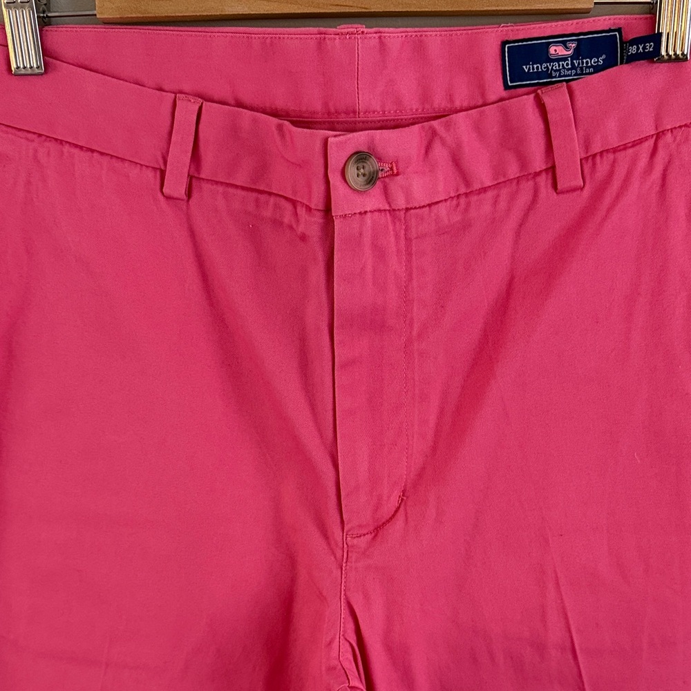 Vineyard Vines Salmon/Pink Men's Flat Front Pants